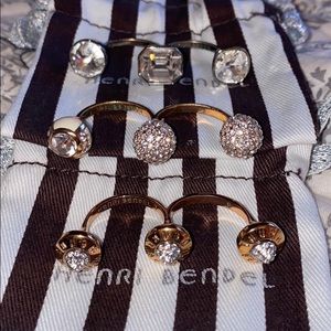 Henri Bendel 3 Finger Ring (set)
